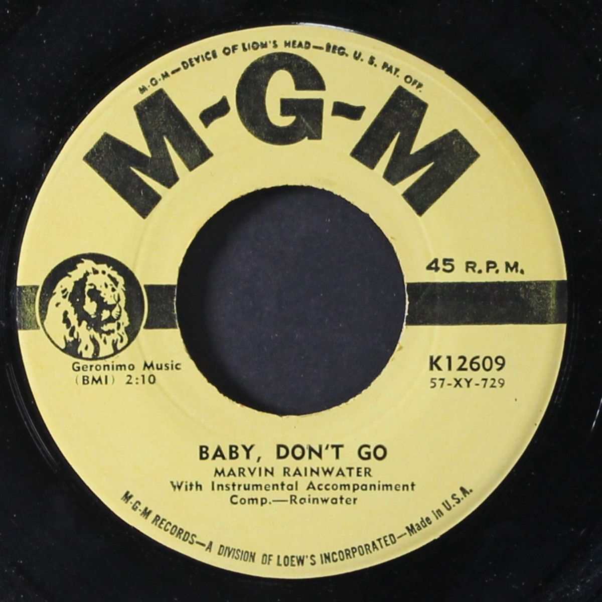 whole lotta woman / baby don't go by MARVIN RAINWATER