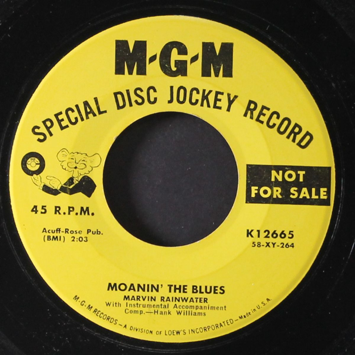 i dig you baby / moanin' the blues by MARVIN RAINWATER