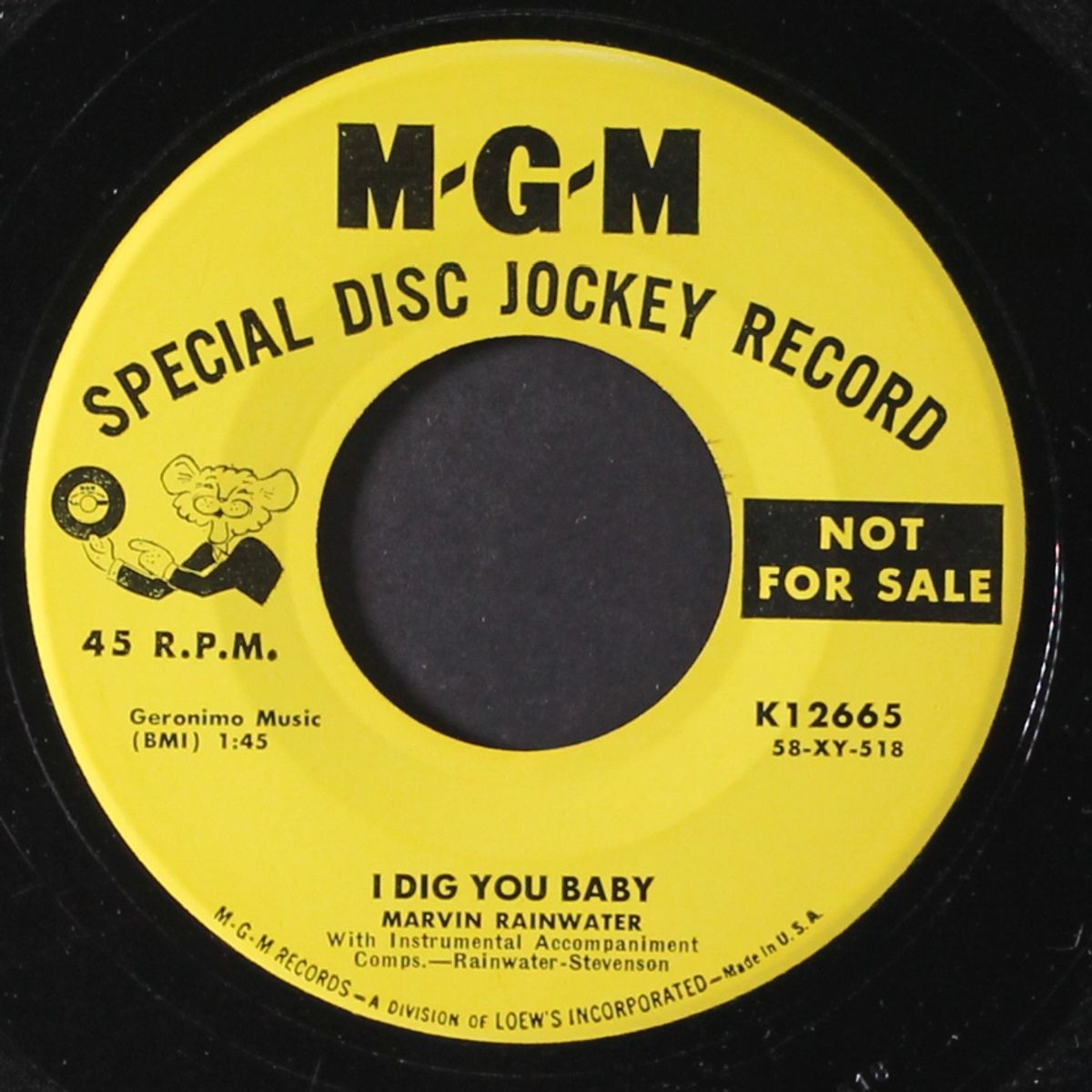i dig you baby / moanin' the blues by MARVIN RAINWATER