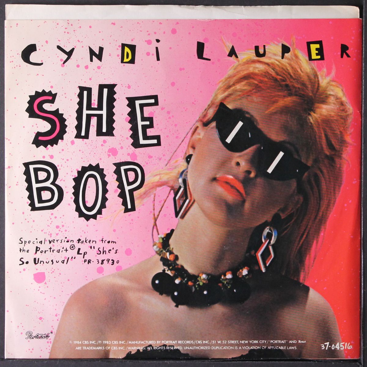 she bop / witness by CYNDI LAUPER