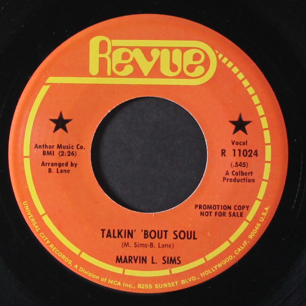 talkin' bout soul / old man time by MARVIN L. SIMS