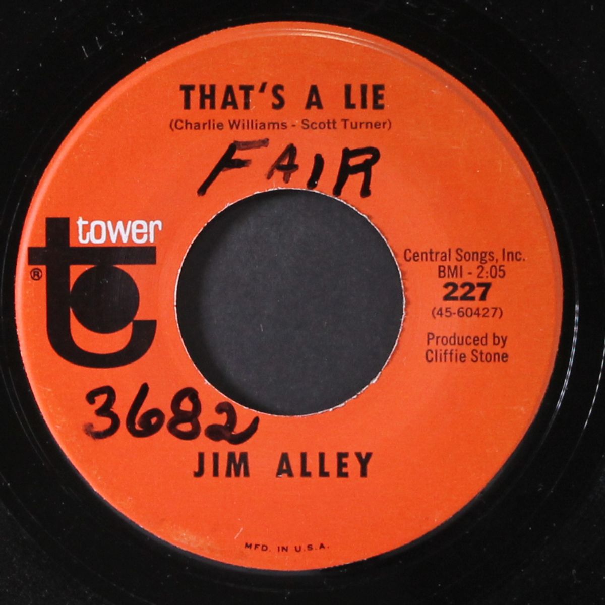 fifty a week / that's a lie by JIM ALLEY
