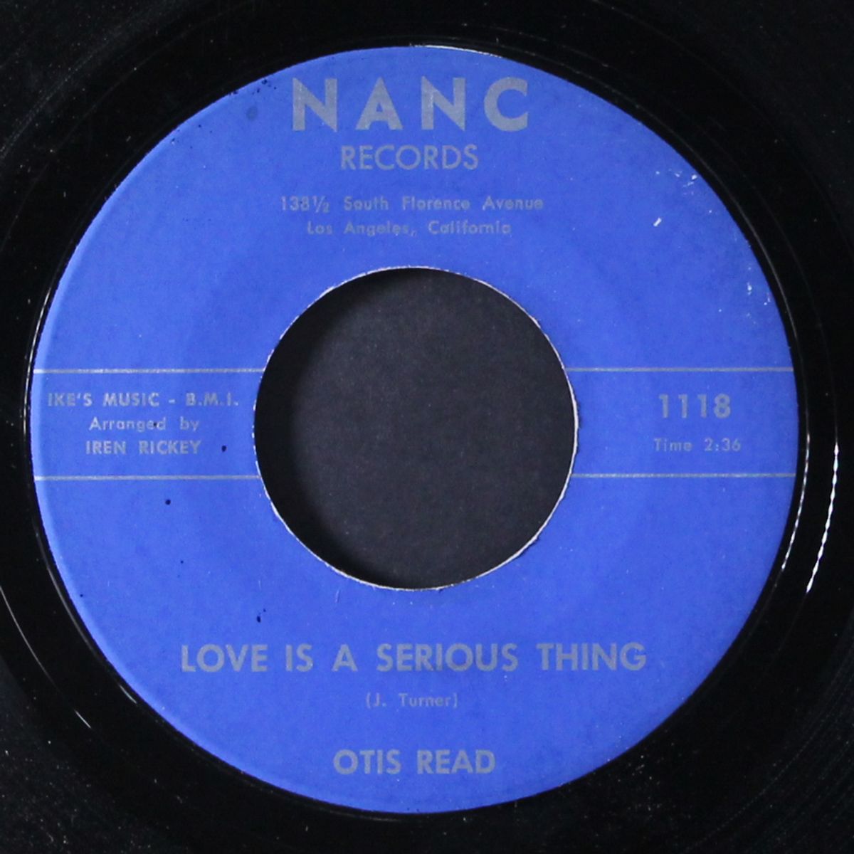 love is a serious thing / come on baby by OTIS READ
