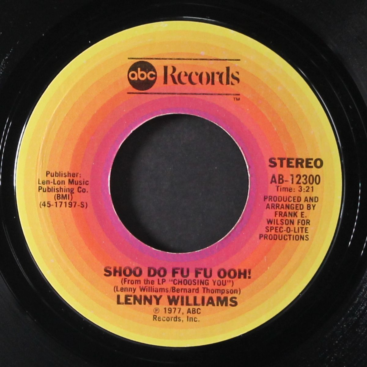 shoo doo fu fu ooh! / trust in me by LENNY WILLIAMS