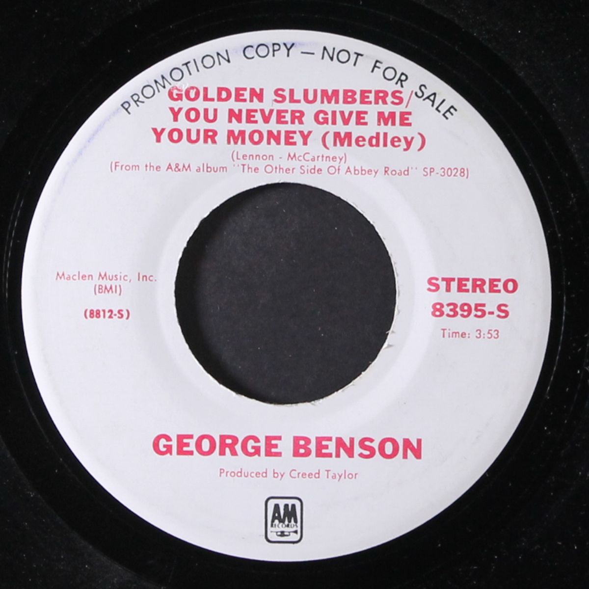 golden slumbers / you never give me you money (medley) / mono by GEORGE BENSON