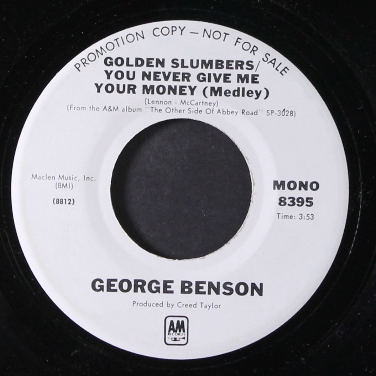 golden slumbers / you never give me you money (medley) / mono by GEORGE BENSON