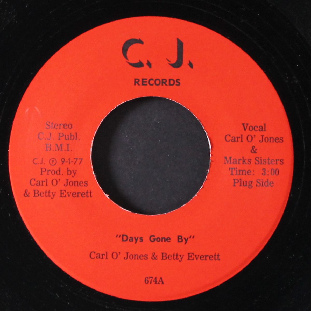 days gone by / her new love by CARL O' JONES