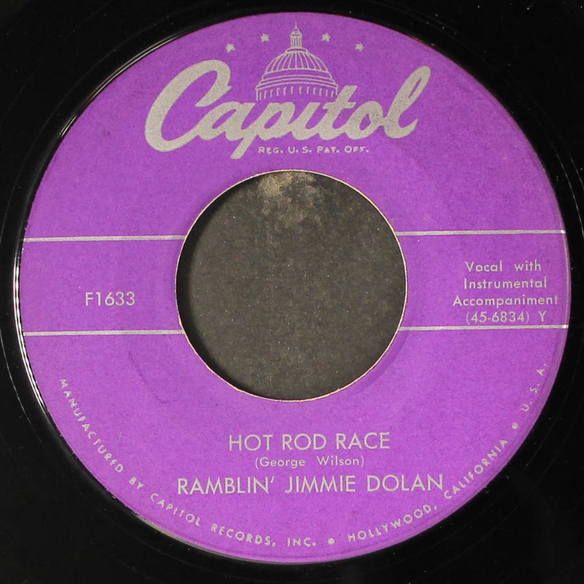 hot rod race / i'll sail my ship alone by RAMBLIN' JIMMIE DOLAN