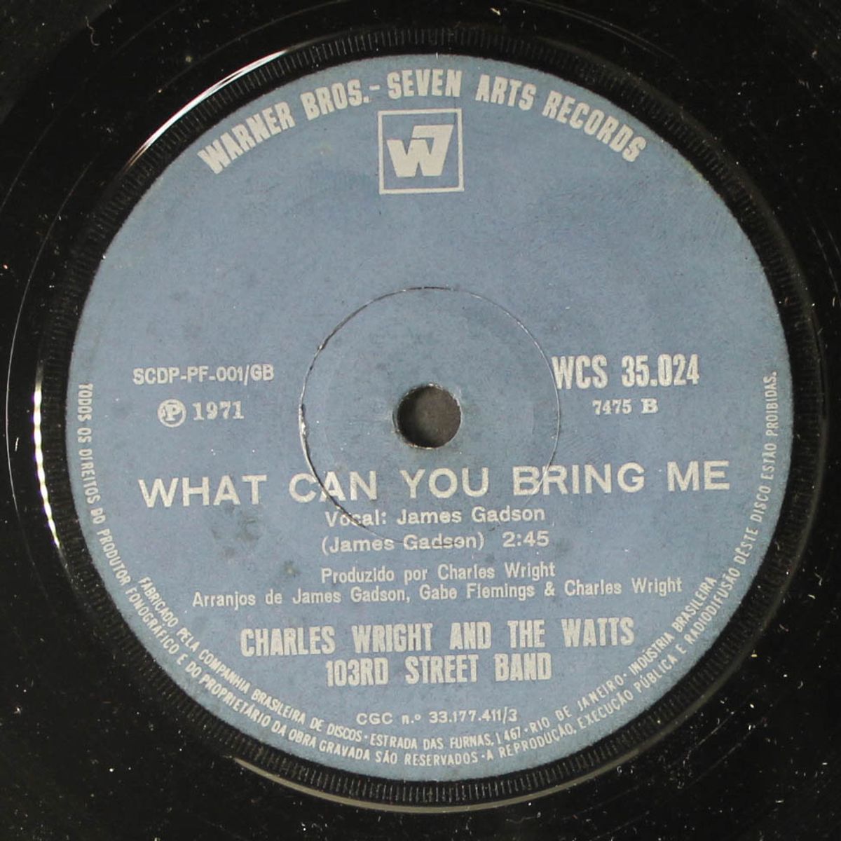 your love / what can you bring me by CHARLES WRIGHT & WATTS 103RD STREET BAND