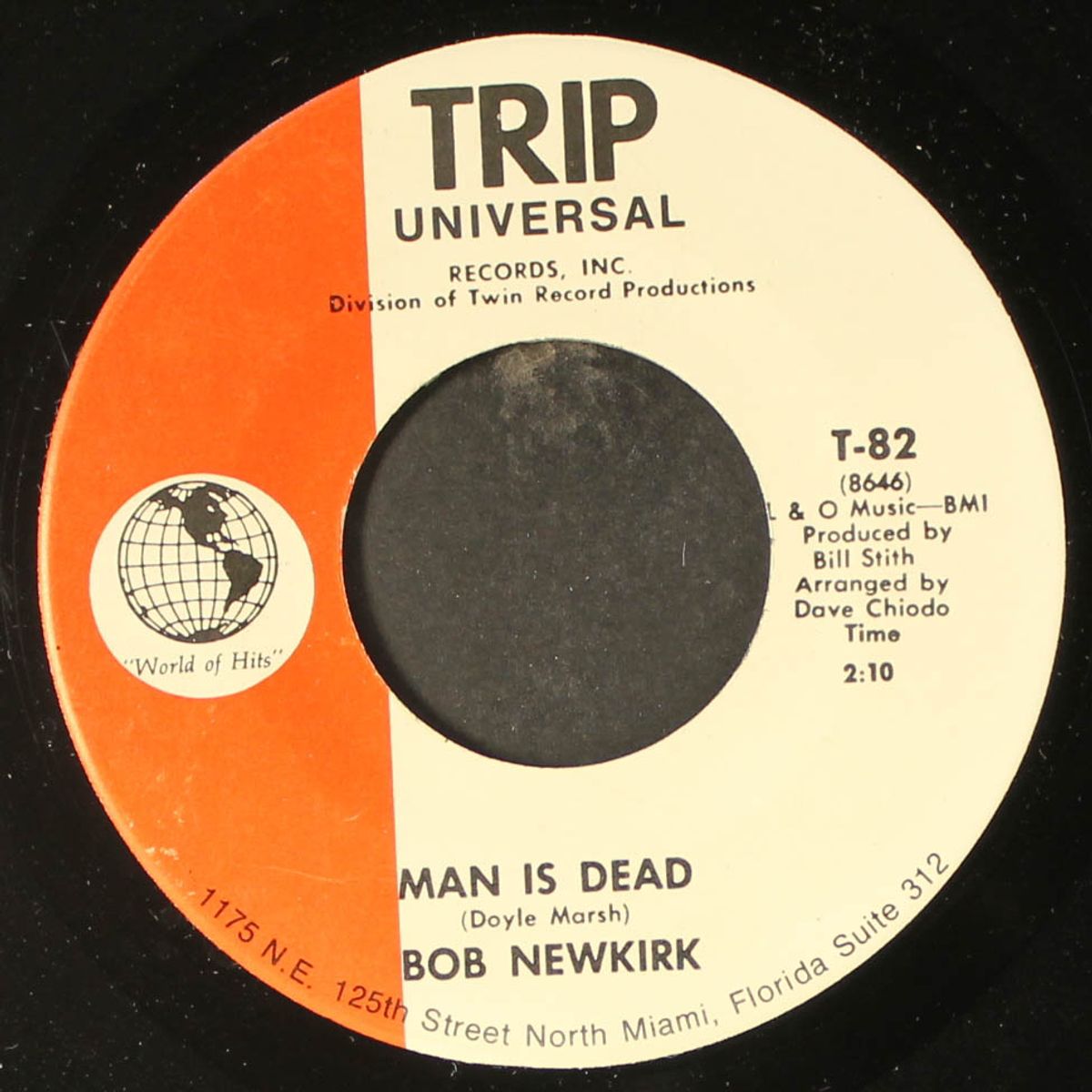 man is dead / time by BOB NEWKIRK