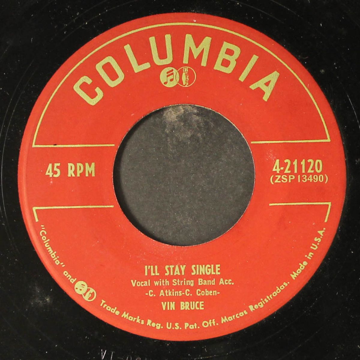 i'll stay single / my mama said by VIN BRUCE