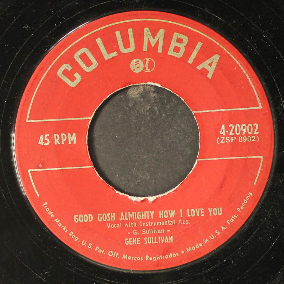 good gosh almighty how i love you / walkin' & talkin' by GENE SULLIVAN
