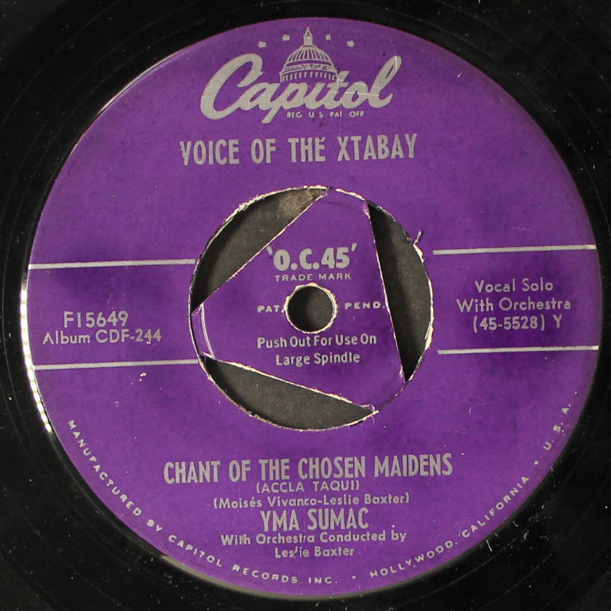 dance of the winds / chant of the chose maidens by YMA SUMAC