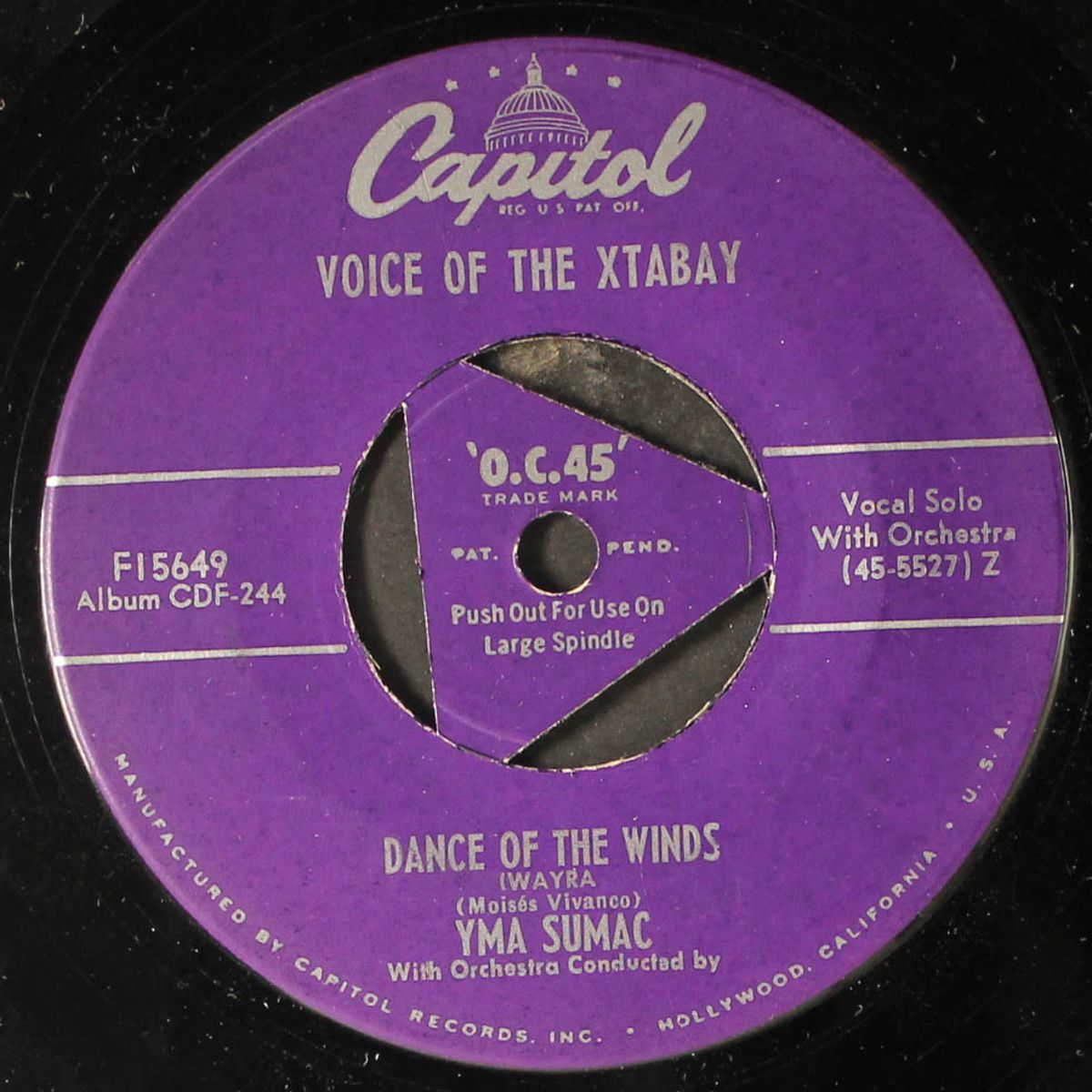 dance of the winds / chant of the chose maidens by YMA SUMAC
