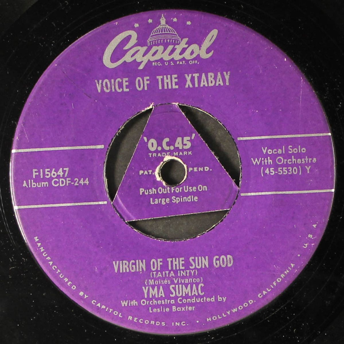 virgin of the sun god / lure of the unknown love by YMA SUMAC