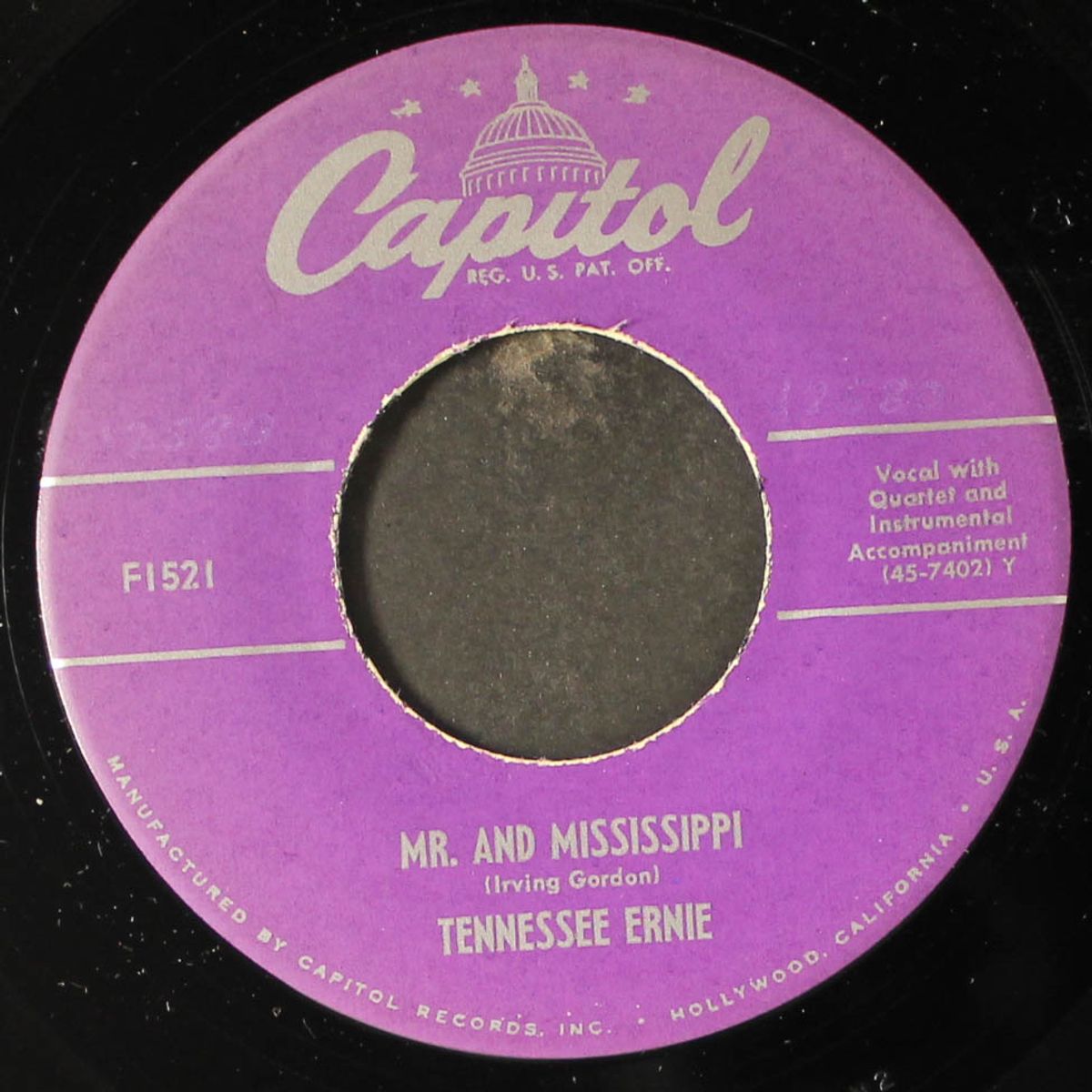 she's my baby / mr. and mississippi by TENNESSEE ERNIE