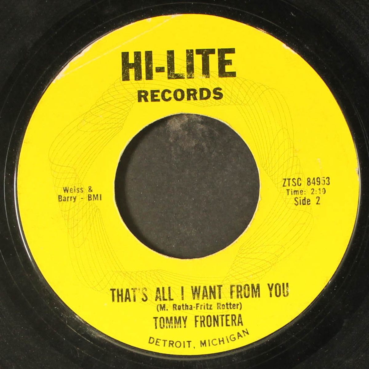 be mine / that's all i want from you by TOMMY FRONTERA
