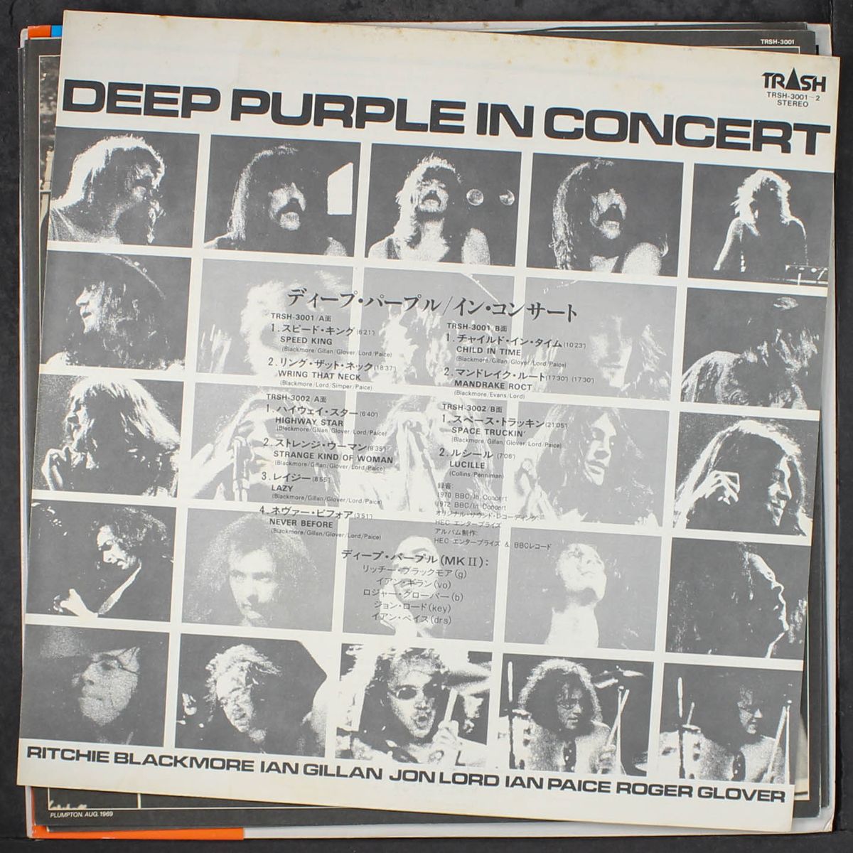 in concert by DEEP PURPLE