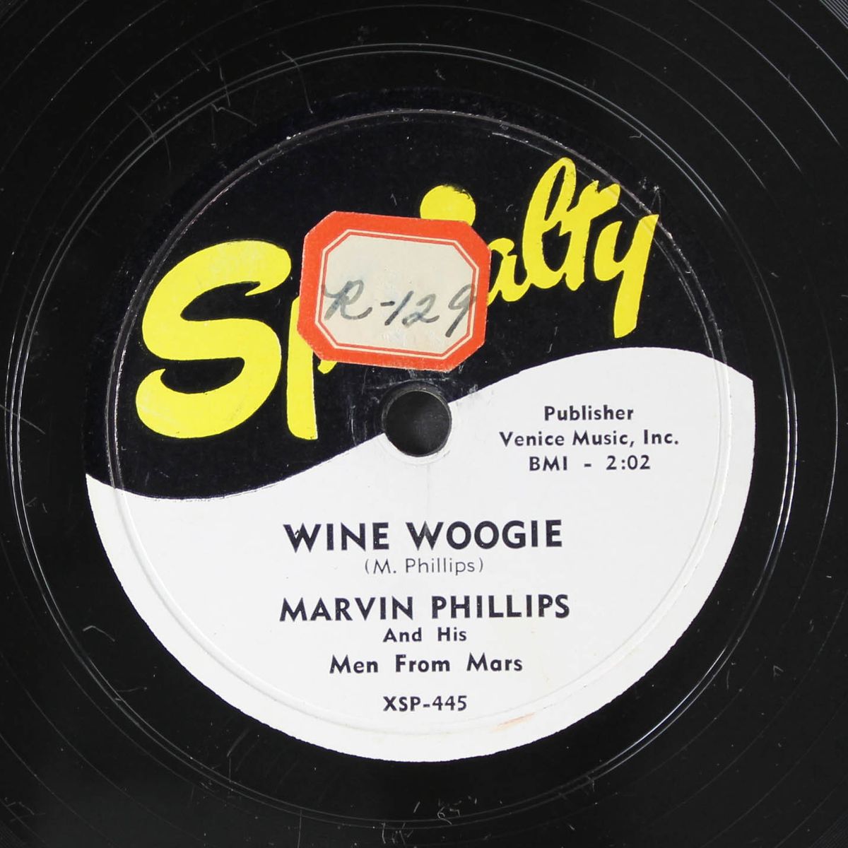 wine woogie / old man's blues by MARVIN PHILLIPS