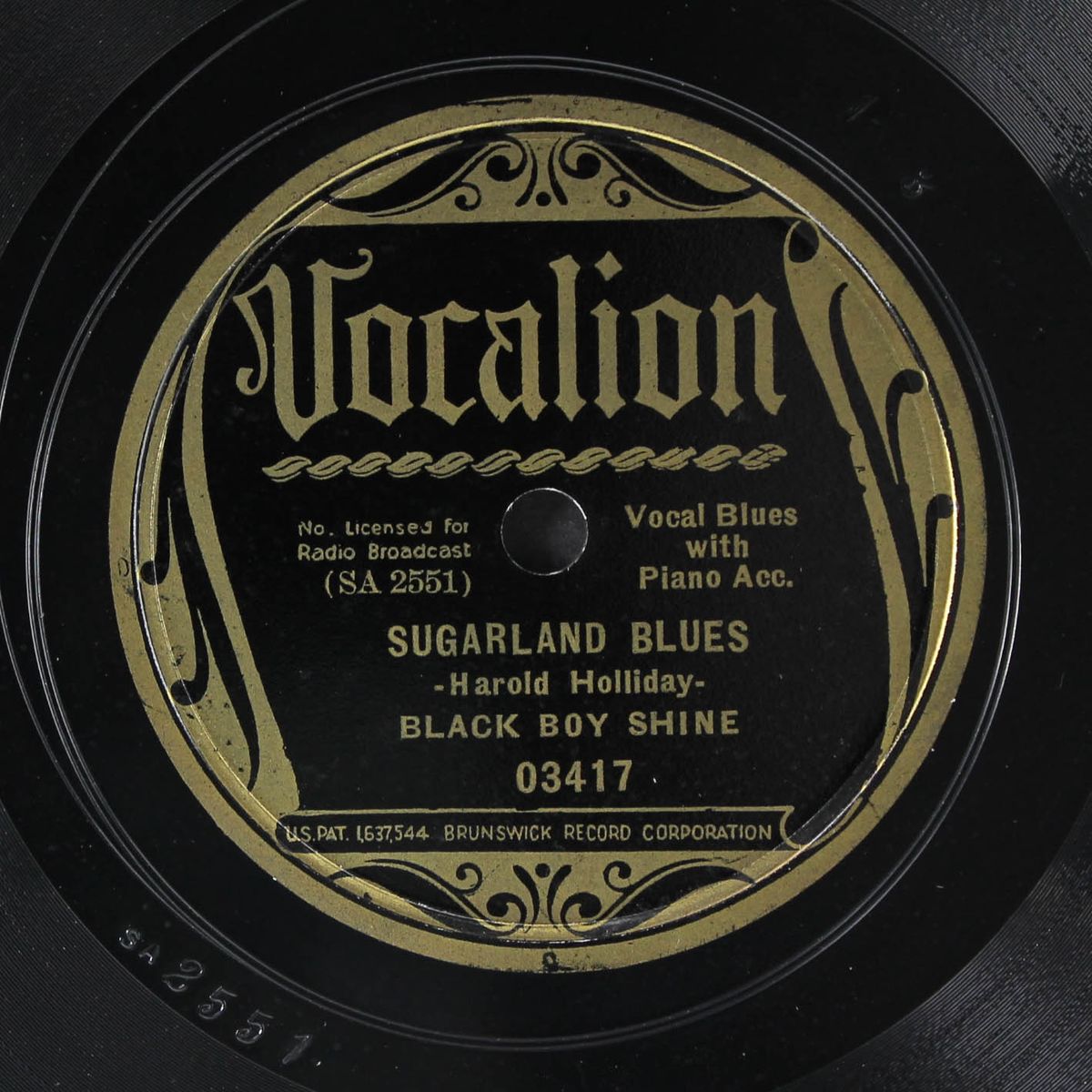 sugarland blues / dog house blues by BLACK BOY SHINE