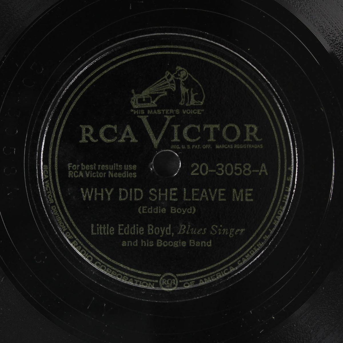 why did she leave me / mr. highway man by LITTLE EDDIE BOYD