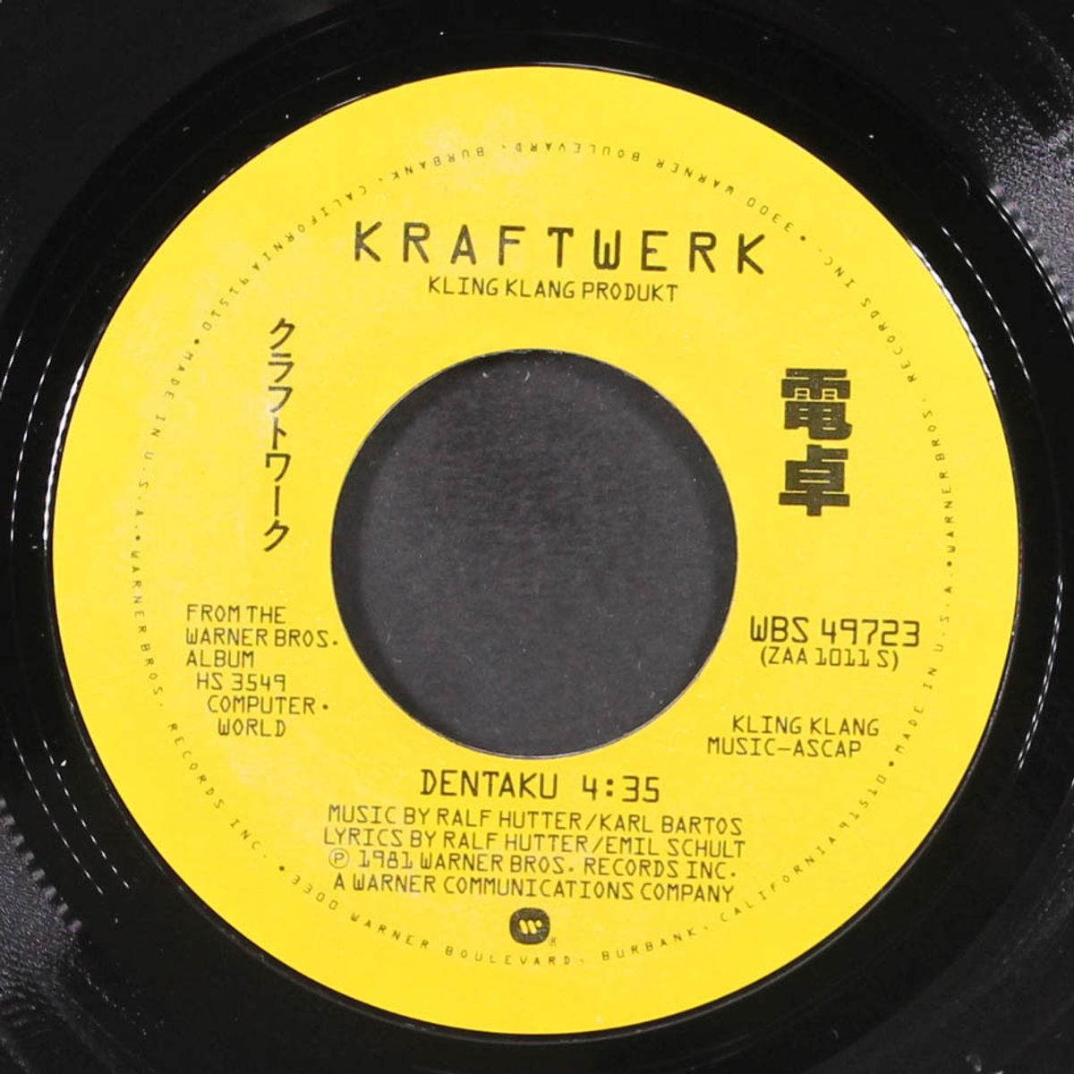 pocket calculator by KRAFTWERK