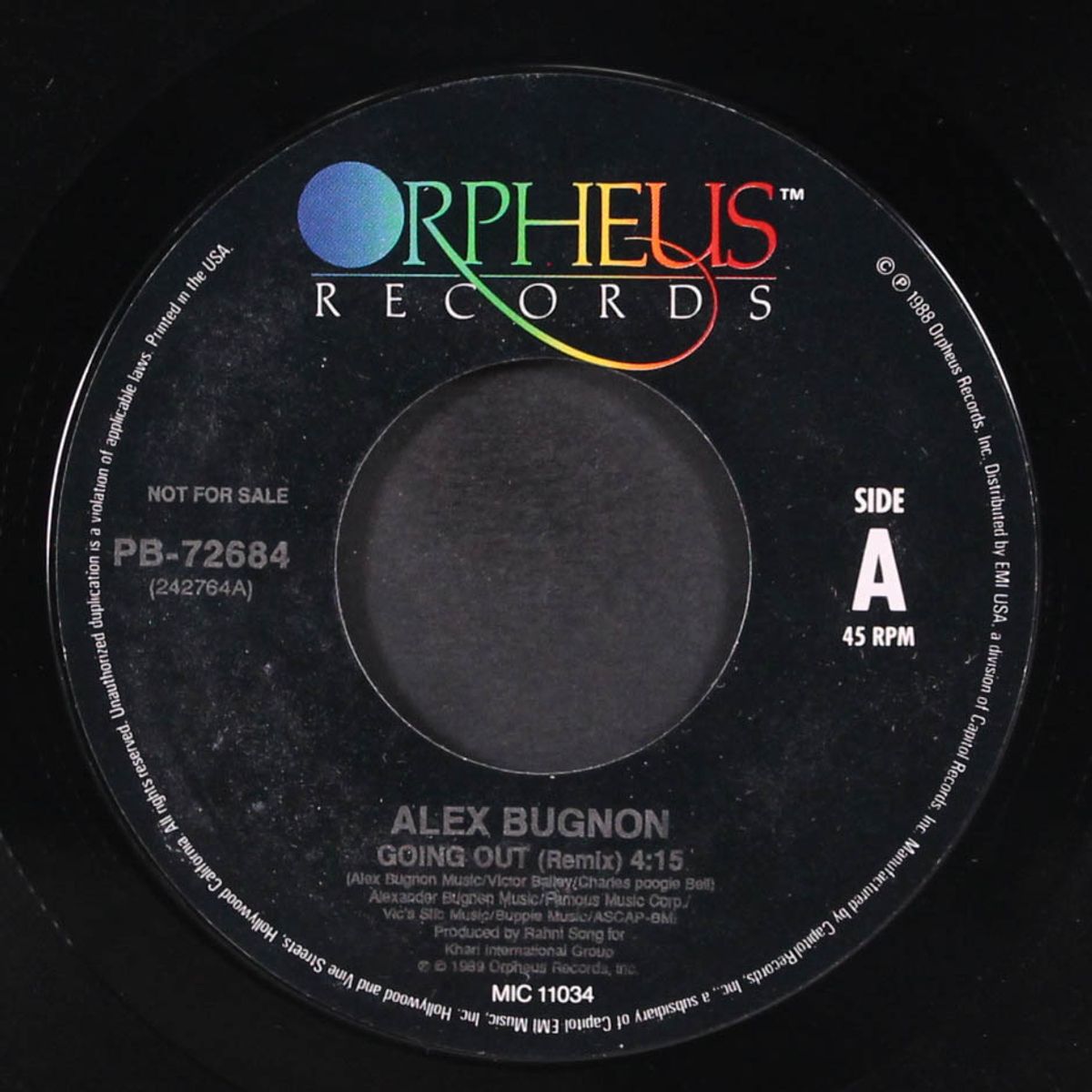 going out / same by ALEX BUGNON