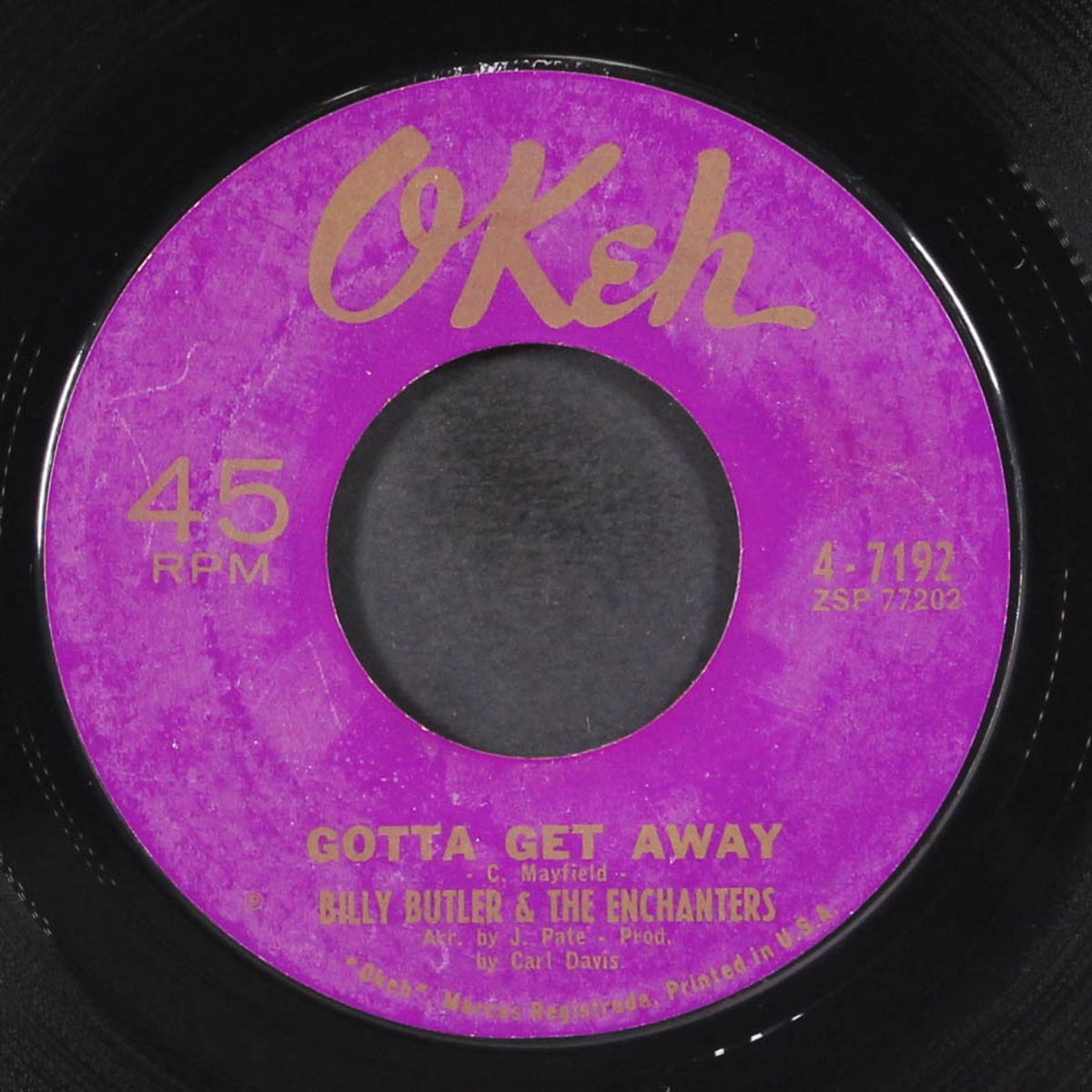 gotta get away / i'm just a man by BILLY BUTLER & ENCHANTERS