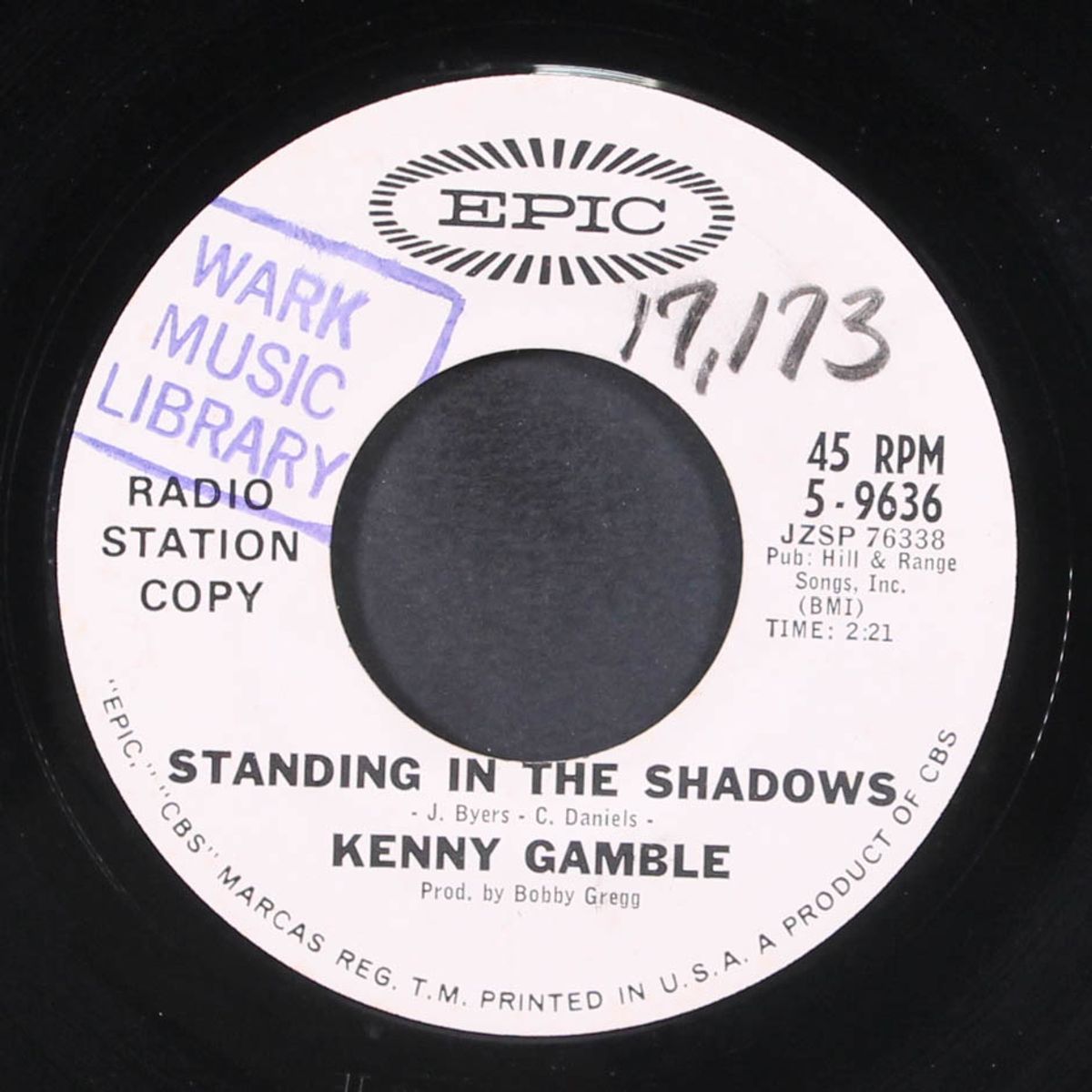 standing in the shadows / no mail on monday by KENNY GAMBLE