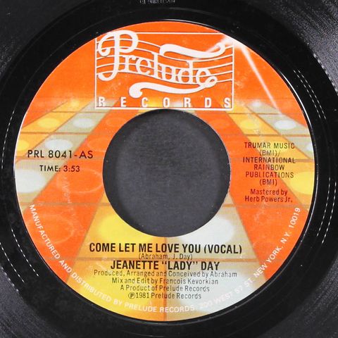 JEANETTE 'LADY' DAY