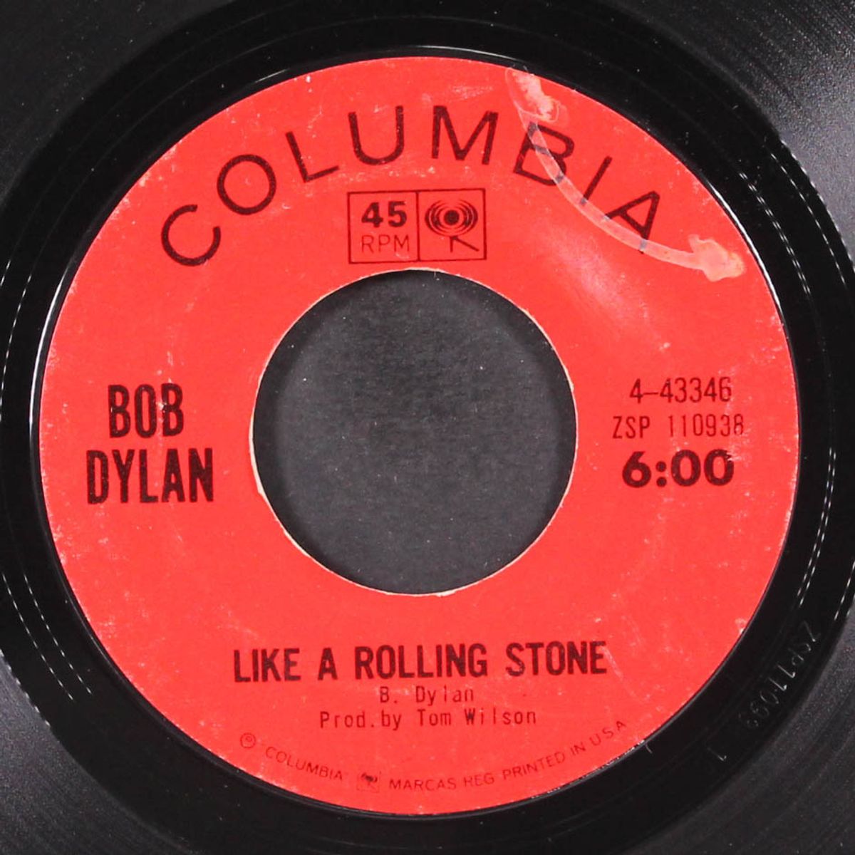 like a rolling stone / gates of eden by BOB DYLAN
