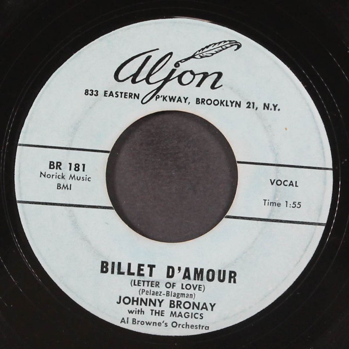 i'll pray / billet d'amour by JOHNNY BRONAY