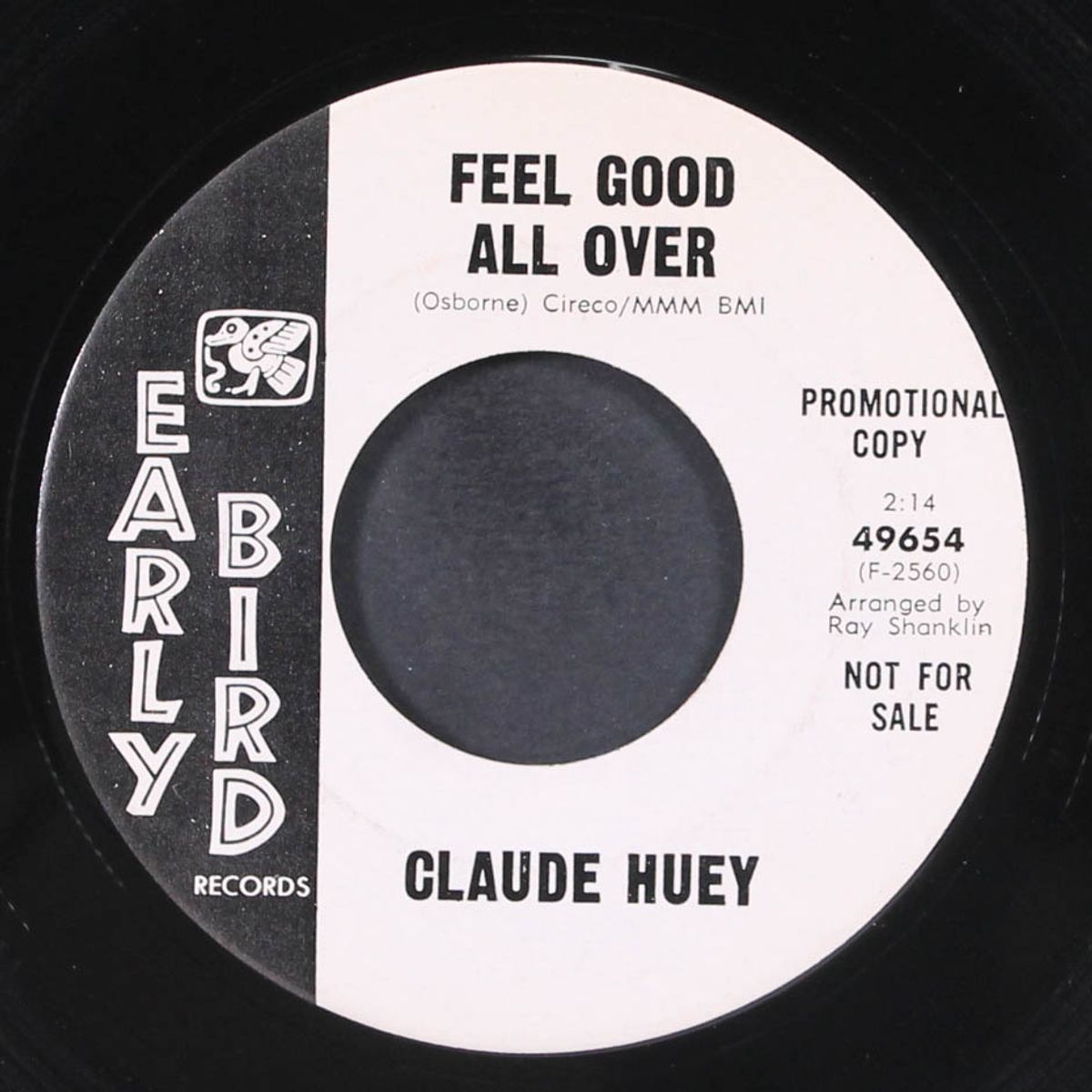 feel good all over / the worst thing a man can do by CLAUDE HUEY