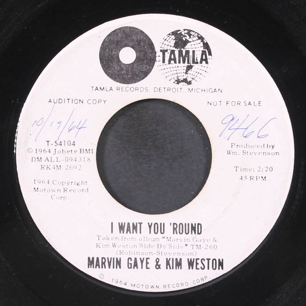 what good am i without you / i want you 'round by MARVIN GAYE & KIM WESTON