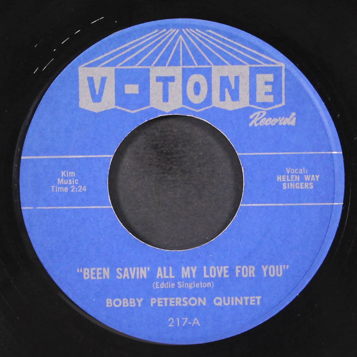 been savin' all my love for you / three street by BOBBY PETERSON