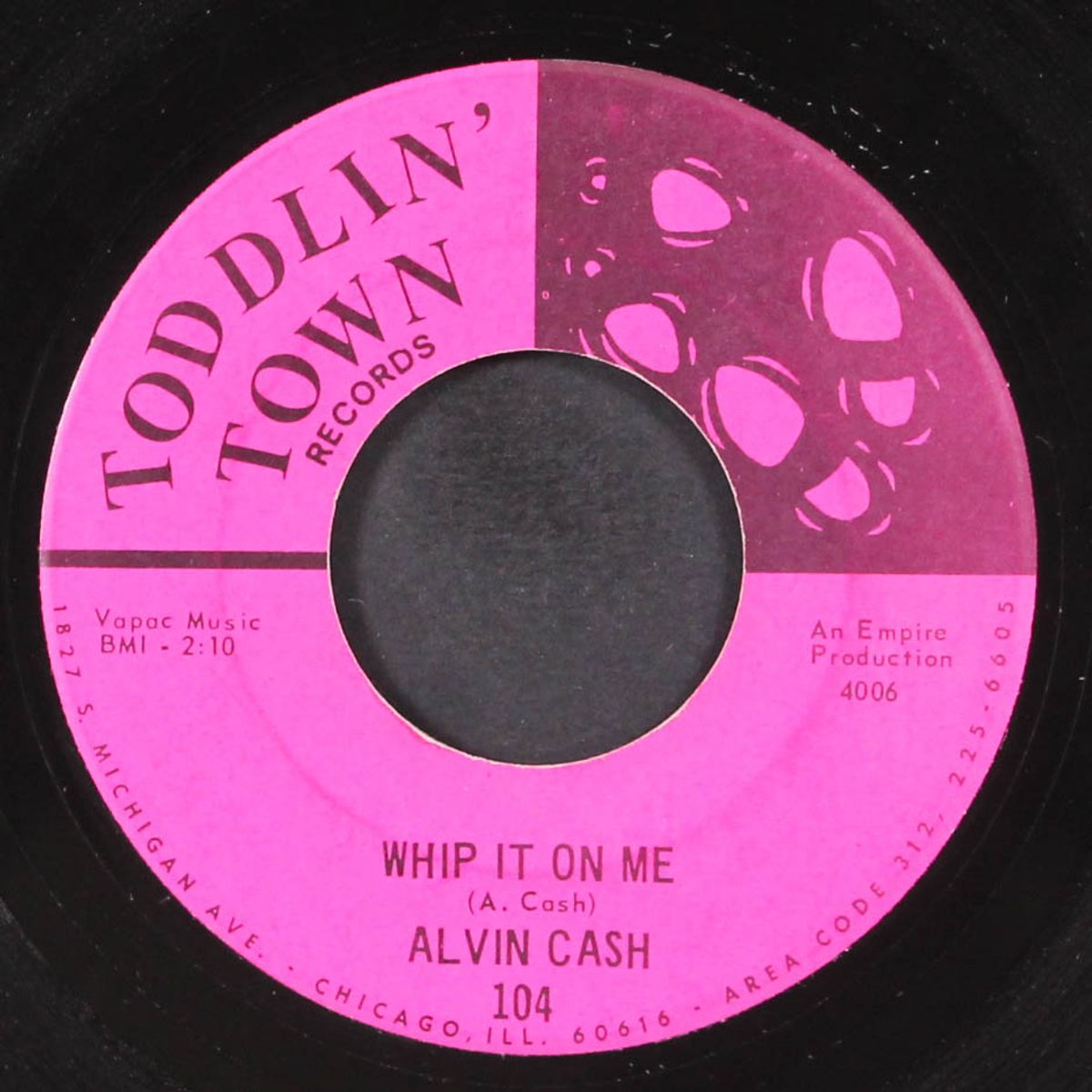 funky bag / whip it on me by ALVIN CASH