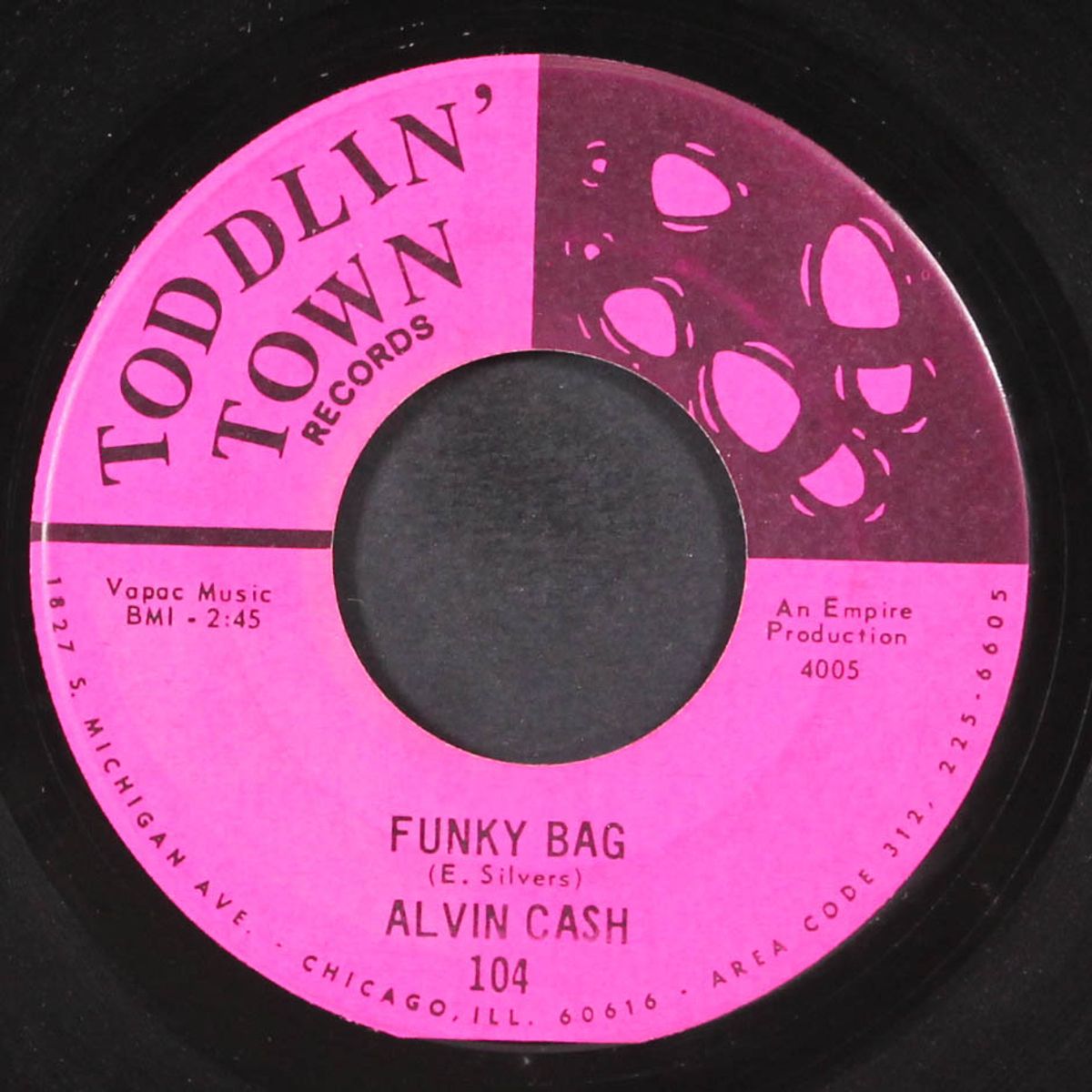 funky bag / whip it on me by ALVIN CASH