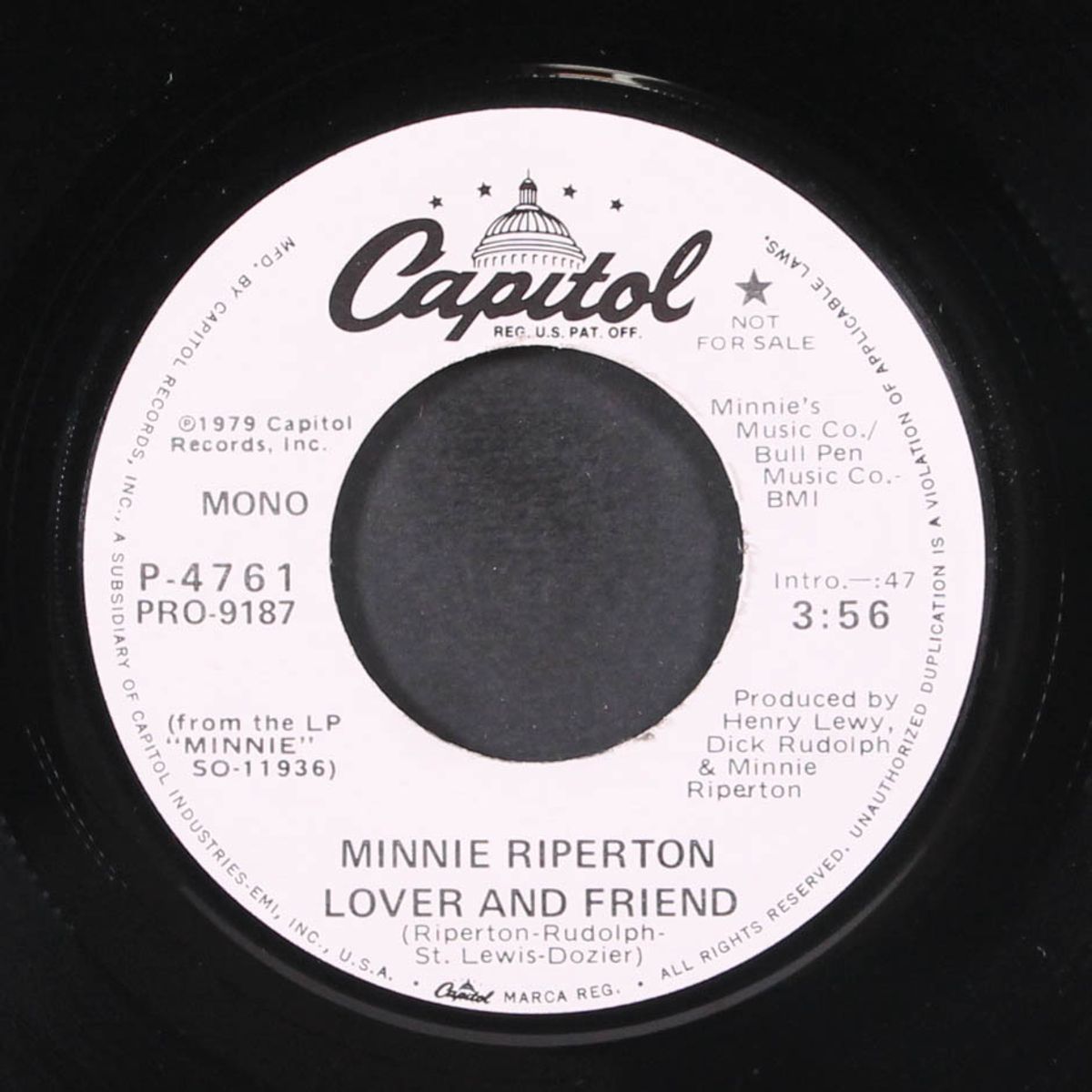 lover and friend by MINNIE RIPERTON