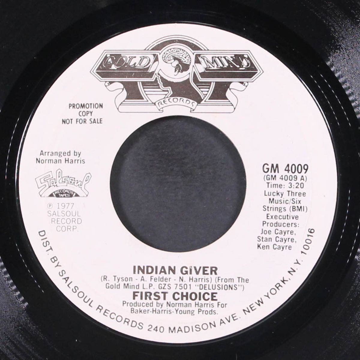 love having you around / indian giver by FIRST CHOICE