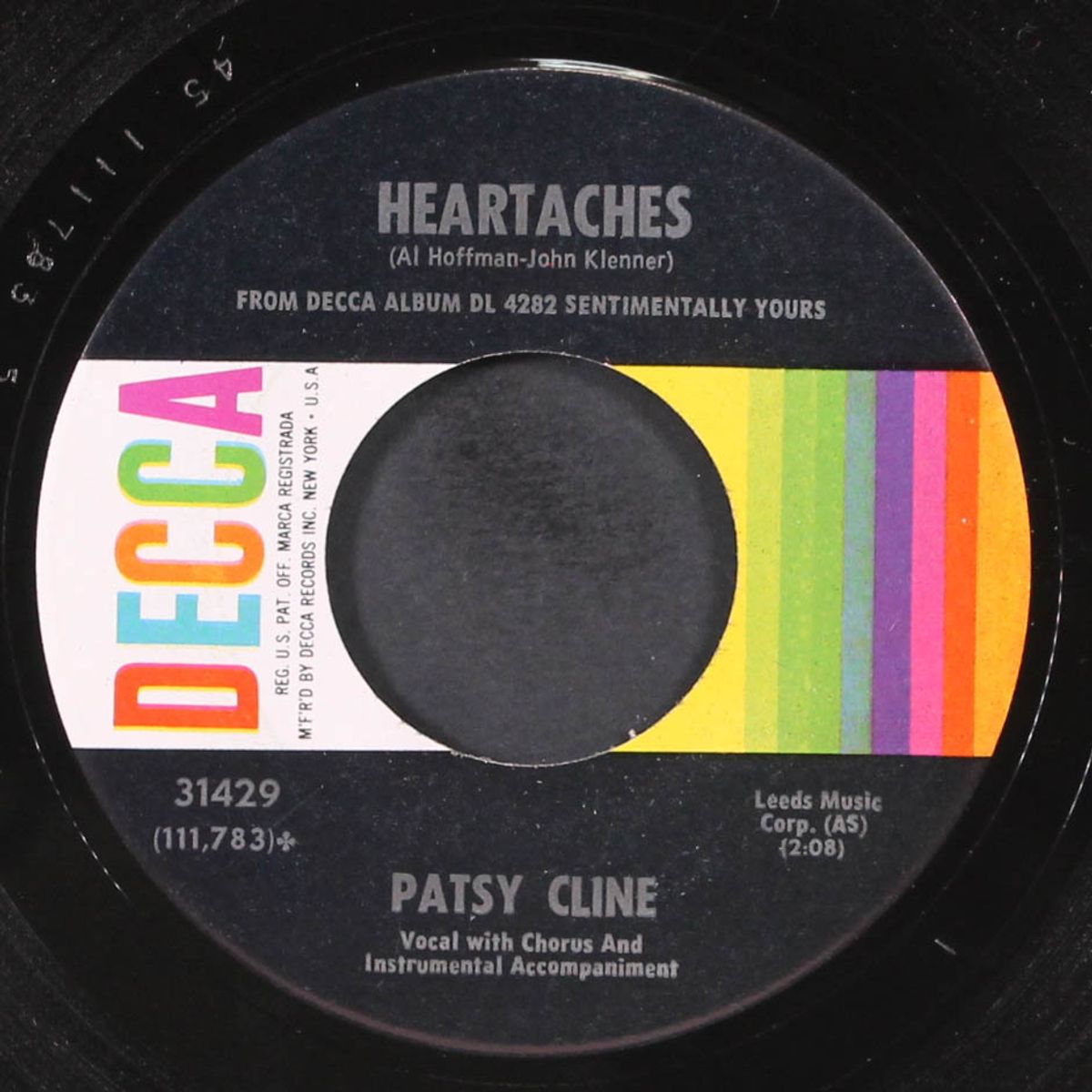 heartaches / why can't he be you by PATSY CLINE