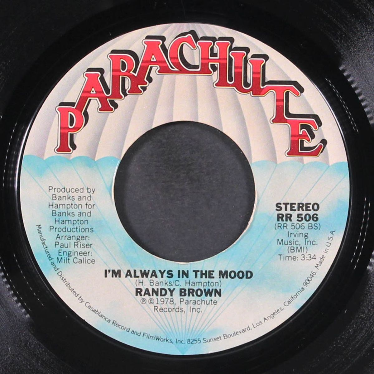 i'm always in the mood / i'd rather hurt myself by RANDY BROWN