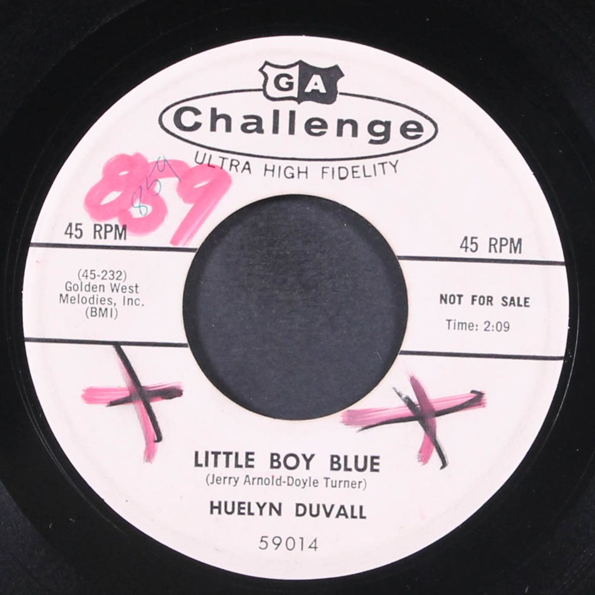 three months to kill / little boy blue by HUELYN DUVALL