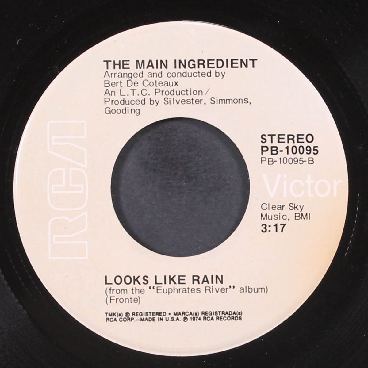 california my way / looks like rain by MAIN INGREDIENT