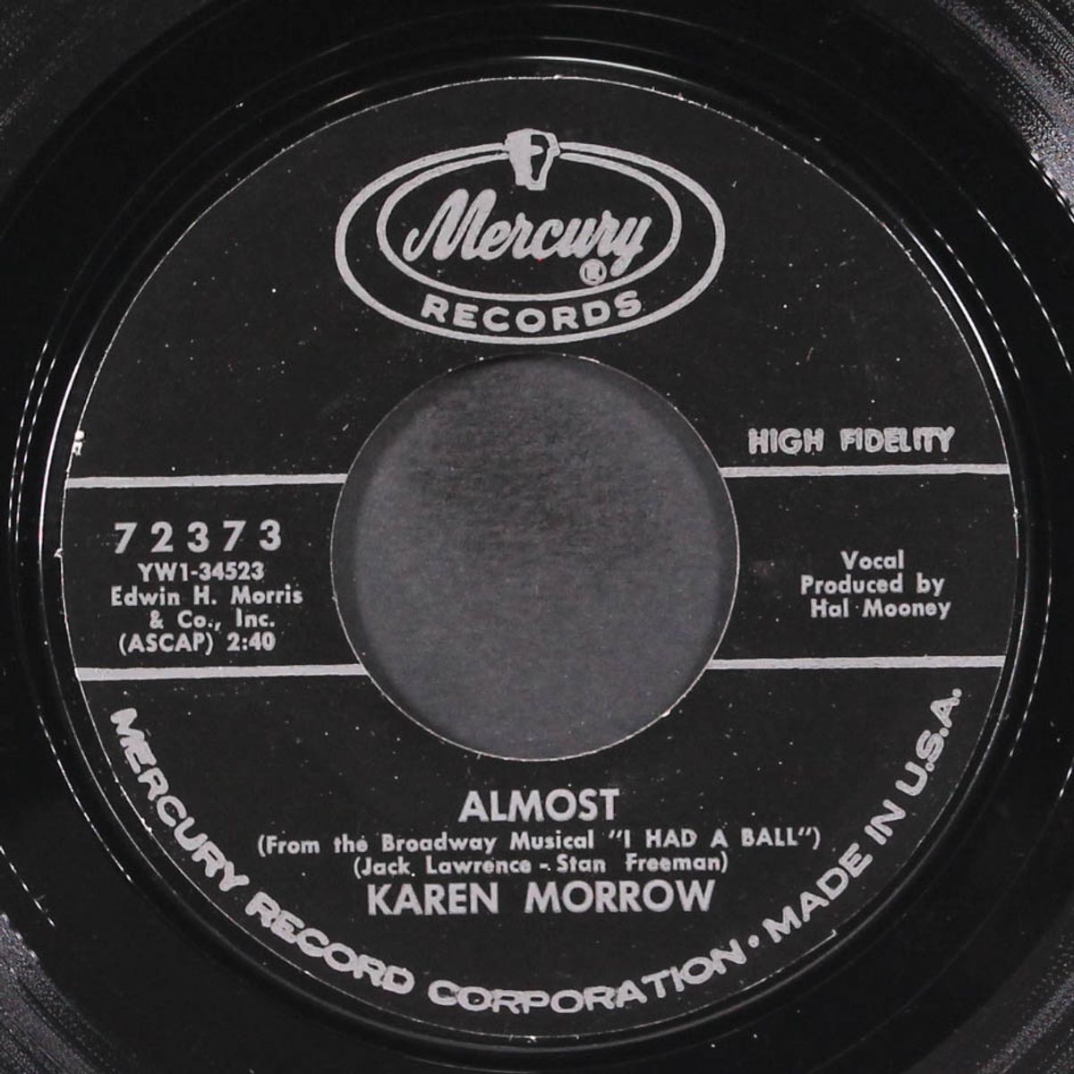 i had a ball / almost by KAREN MORROW