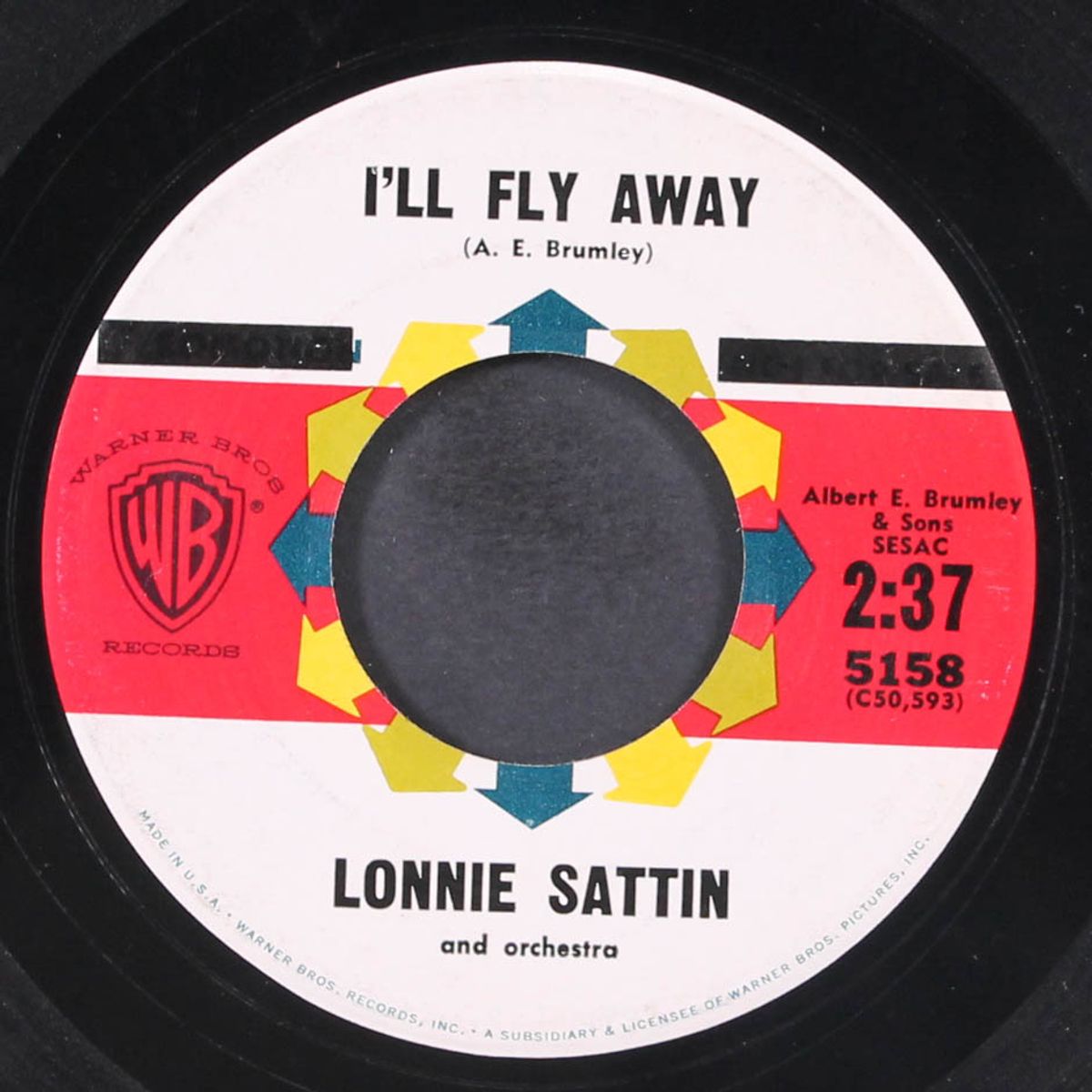 i'll fly away / any more than i by LONNIE SATTIN