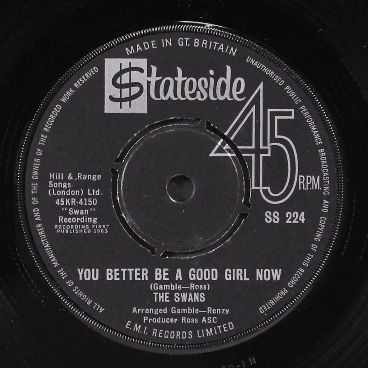 he's mine / you better be a good girl now by SWANS