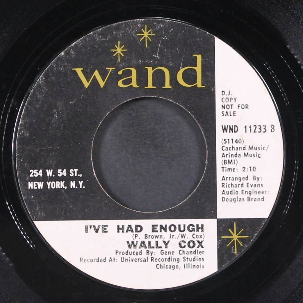 this man / i've had enough by WALLY COX