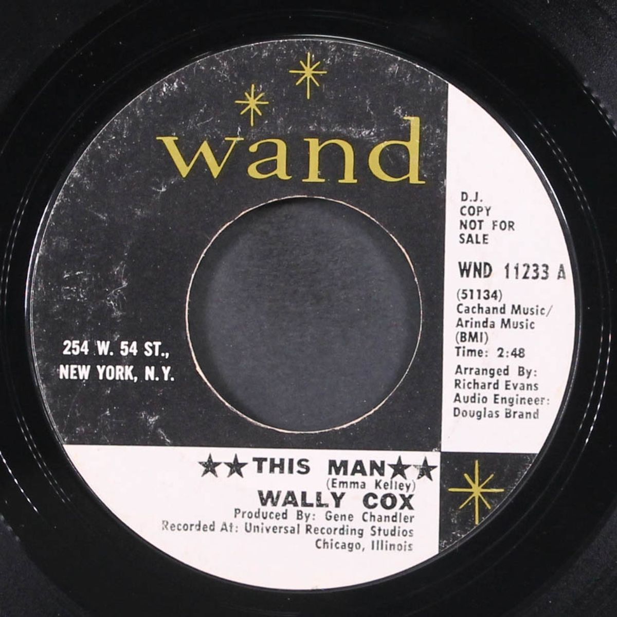 this man / i've had enough by WALLY COX