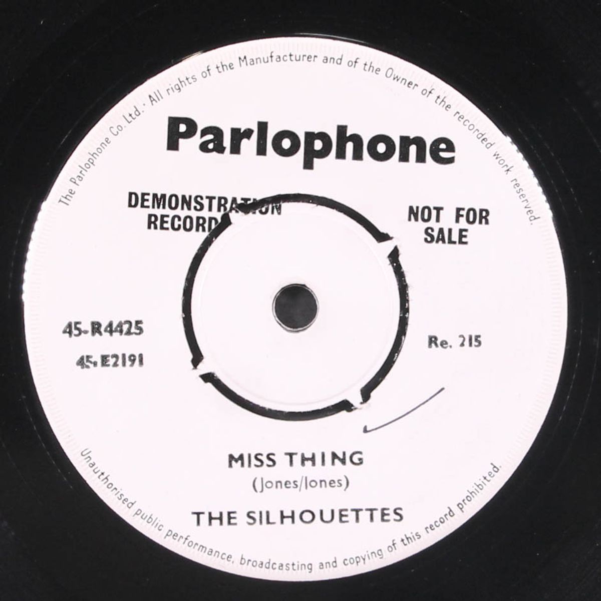 headin' for the poorhouse / miss thing by SILHOUETTES