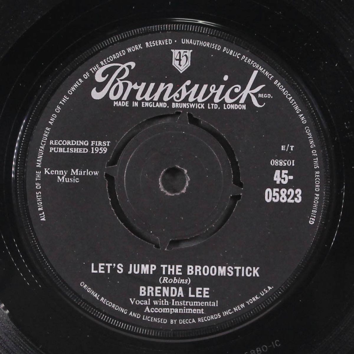let's jump the broomstick / rock-a-bye baby blues by BRENDA LEE